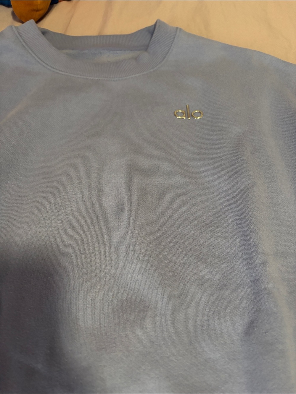 Accolade Crew Neck Pullover - Lilac Blue - Picture 2 of 4